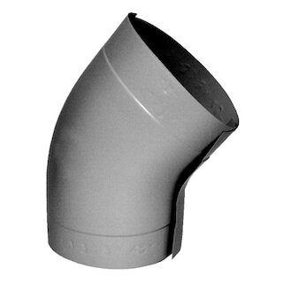 PVC-Bogen 45° hellgrau 45-17/30mm BW