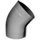PVC-Bogen 45° hellgrau 45-17/30mm BW