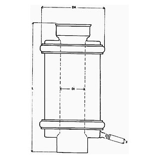 Schalldämpfer V4A 128mm