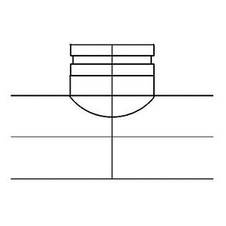 Sattelstück 90° zentriert 80-80mm