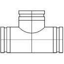 Abzweiger 90° mit Sattel zentriert 80mm