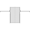 Dilatations-Stutzen eckig V4A 103mm