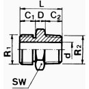 Anschlussnippel ANA 3/4"