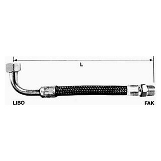 Panzerschlauch 1/2" - 0.5m F/LI