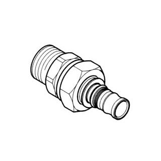 Mepla Übergang lösbar mit AG 20-1/2"