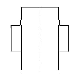 Dilatations-Stuzen rund Cn 128mm