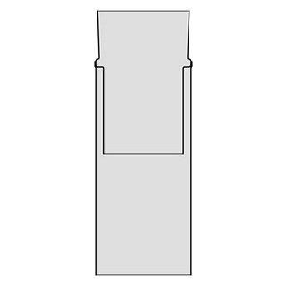 Doppelfutterrohr lang 178x430mm