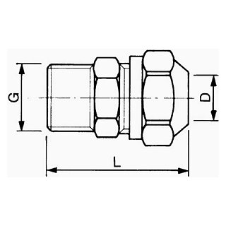 TA 358 Verschraubung 3/8"AGx12mm