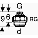 Geberit Stutzen+Verschraubung 48/22/1"