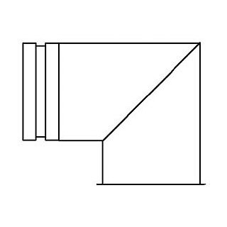 Schalungsknie 90° 125mm