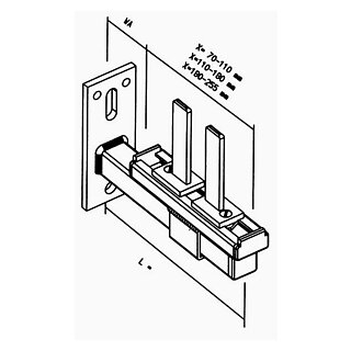 SK-Wandträger 144/N.200/70-110