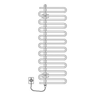 Arbonia Cobrawatt Badheizkörper CBTW180L 400 WFC