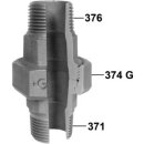 GF Verschraubung, flachdichtend, Nr. 336 1 verzinkt
