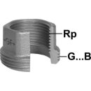 GF Einschraubteil, flachdichtend, Nr. 370 1 1/4 verzinkt